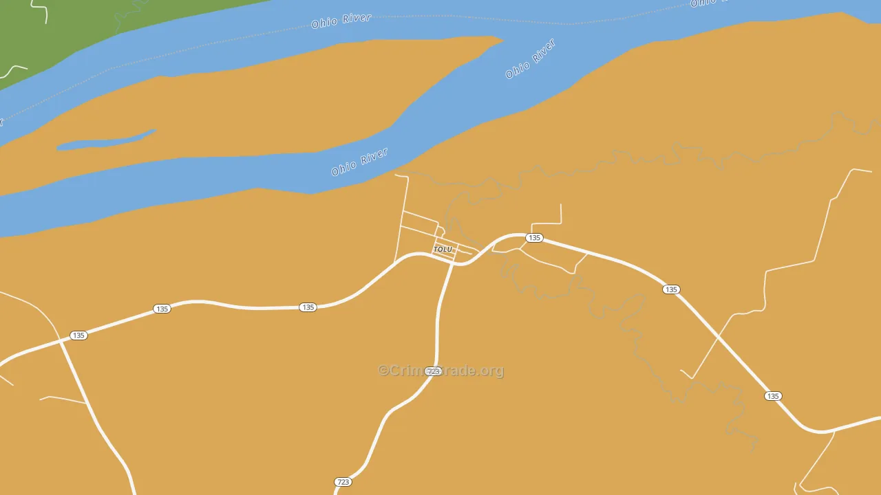 42084, KY Map of Drug-Related Crime Rates