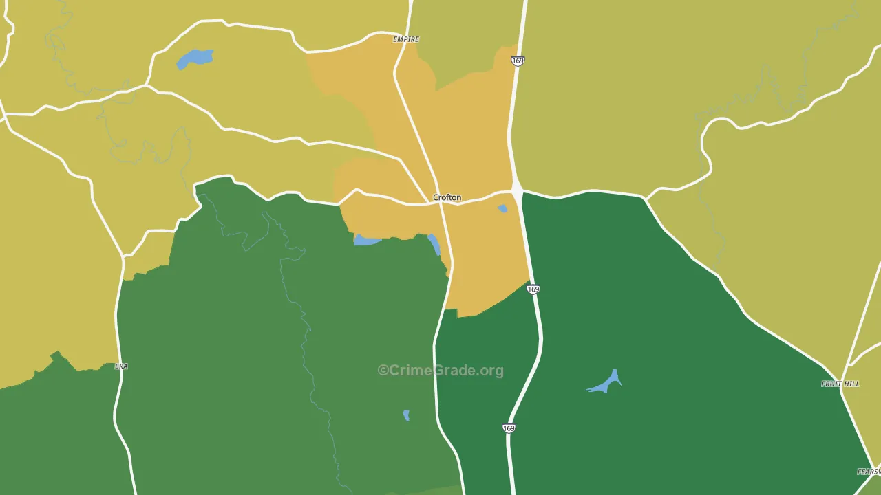 42217, KY Map of Drug-Related Crime Rates