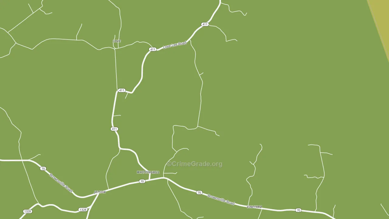 42252, KY Map of Drug-Related Crime Rates