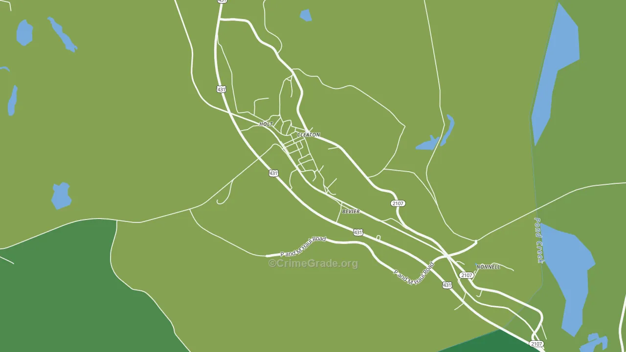 42332, KY Map of Drug-Related Crime Rates