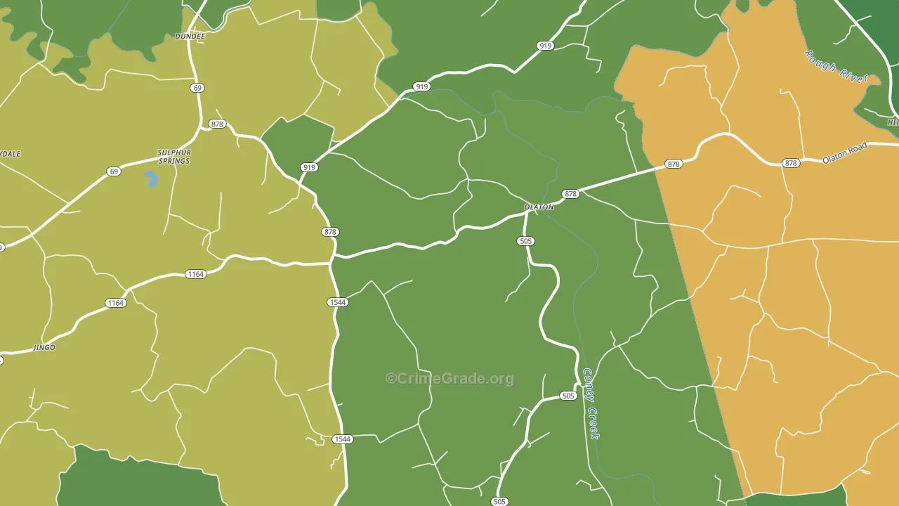 42361, KY Map of Drug-Related Crime Rates