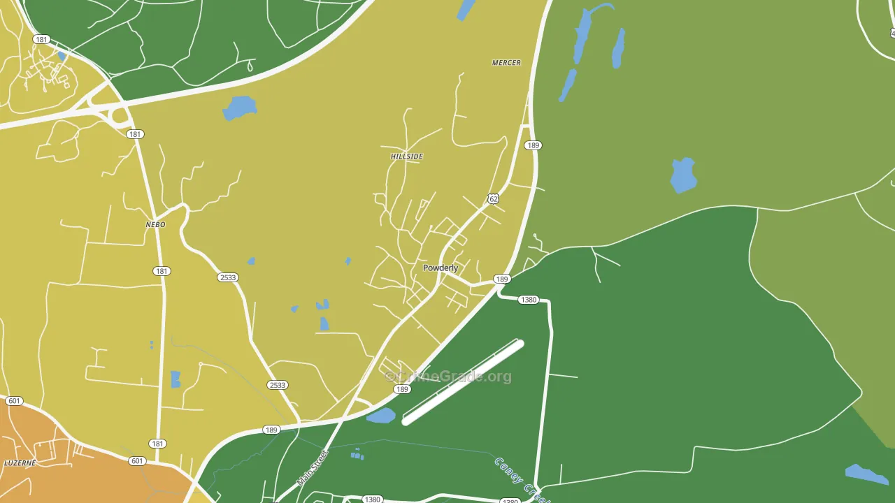 42367, KY Map of Drug-Related Crime Rates