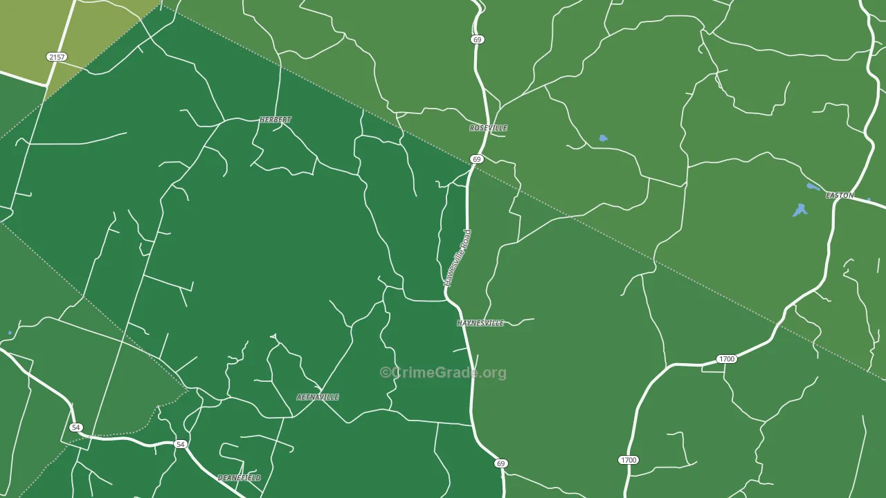 42368, KY Map of Drug-Related Crime Rates