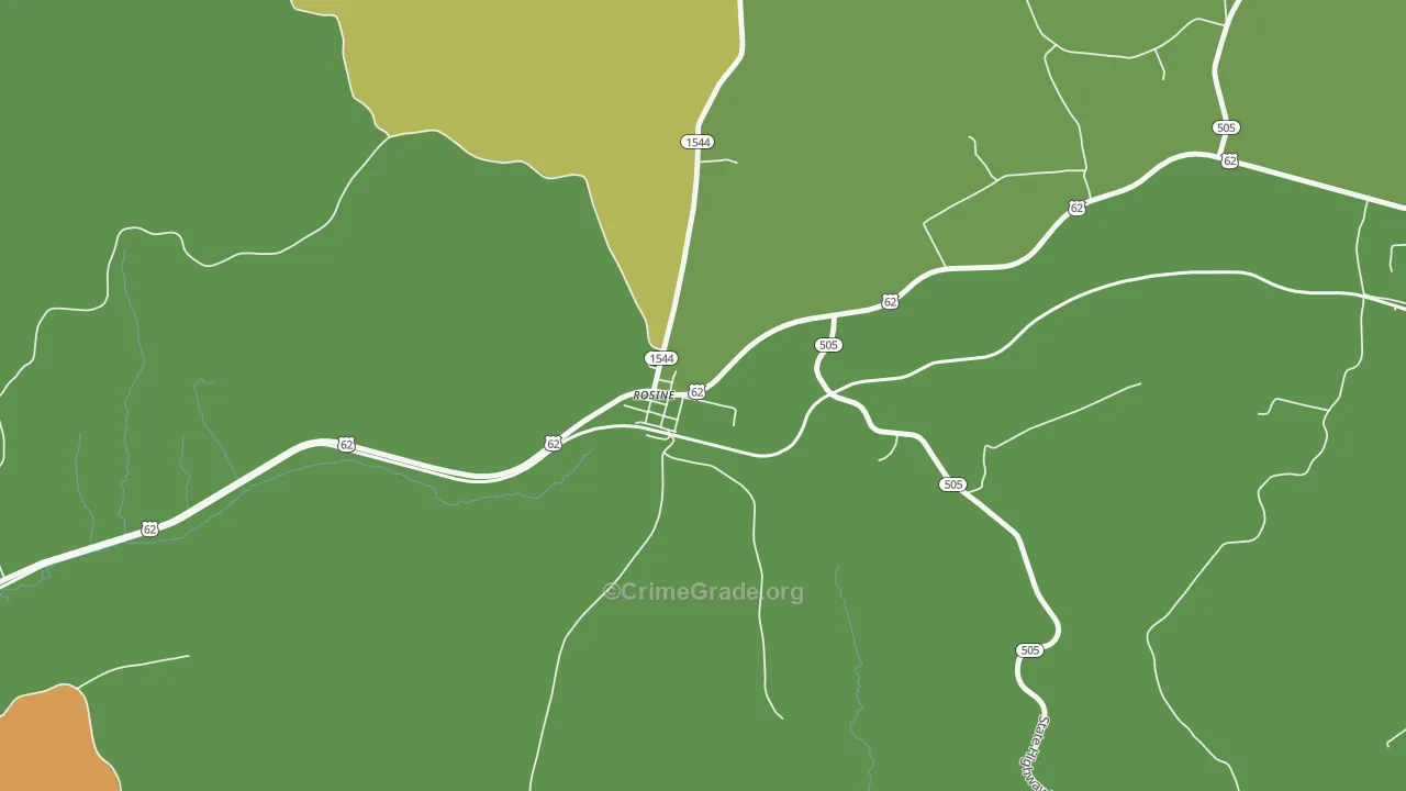 42370, KY Map of Drug-Related Crime Rates