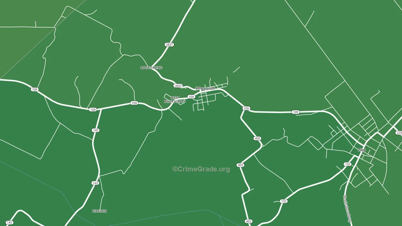 42463, KY Map of Drug-Related Crime Rates