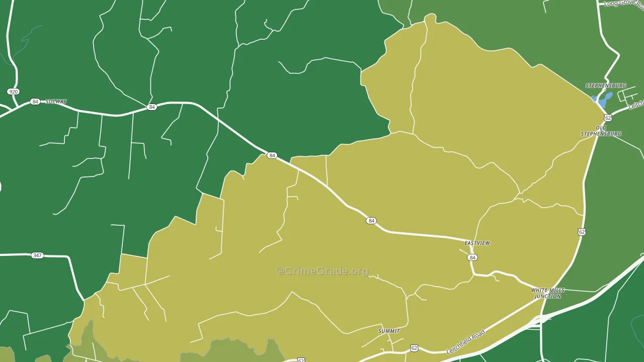 42732, KY Map of Drug-Related Crime Rates