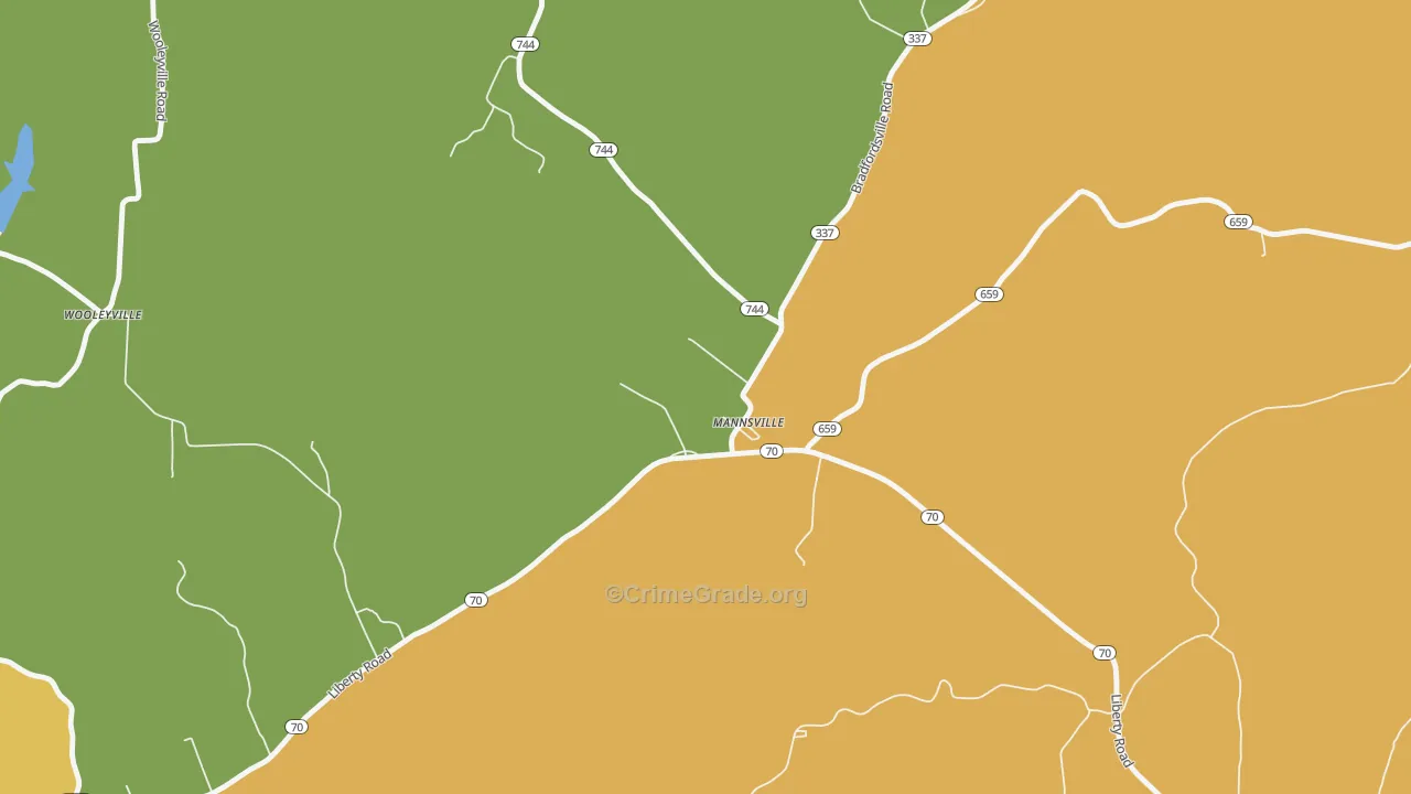 42758, KY Map of Drug-Related Crime Rates
