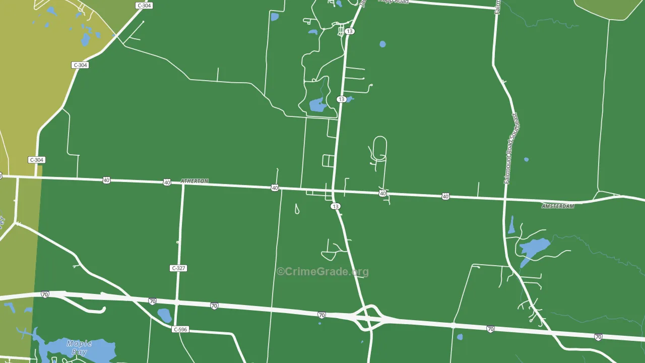 43030, OH Map of Drug-Related Crime Rates