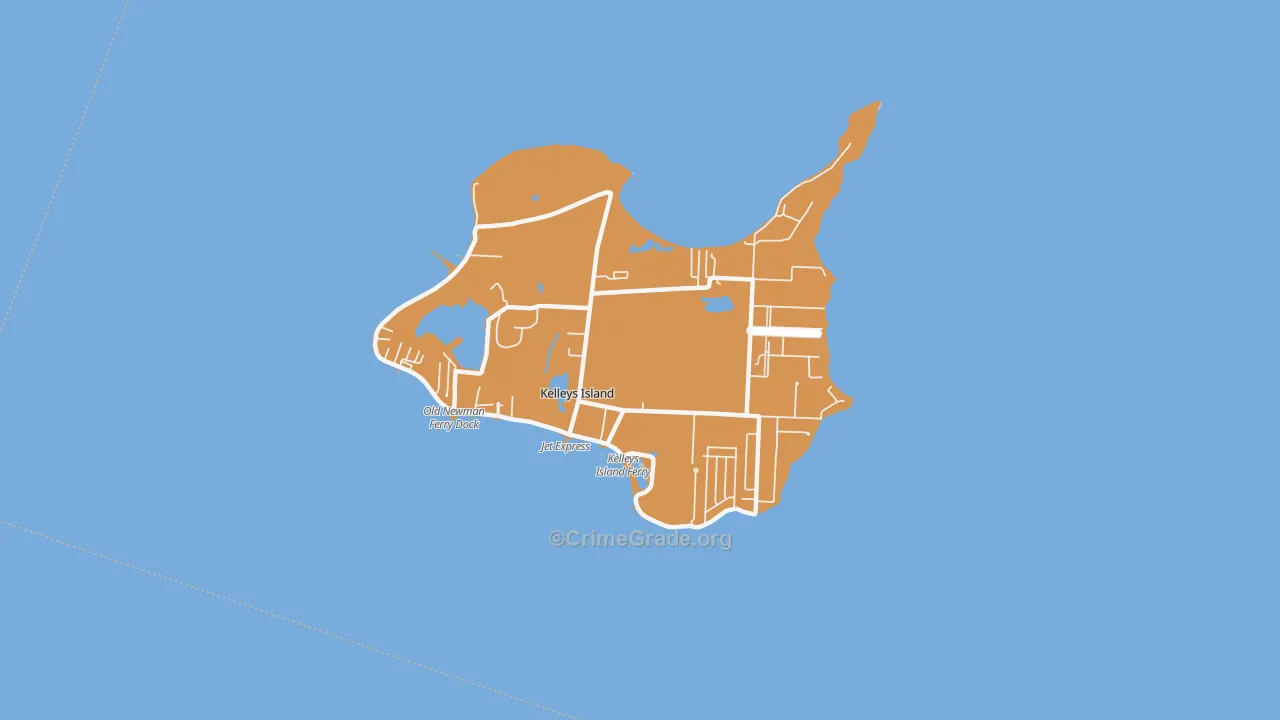 43438, OH Map of Drug-Related Crime Rates