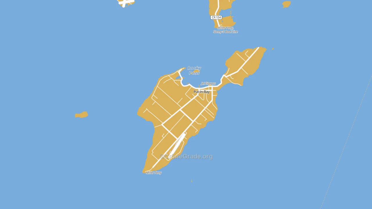 43456, OH Map of Drug-Related Crime Rates