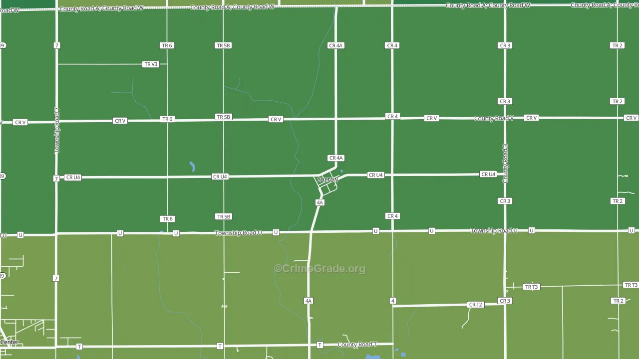 43510, OH Map of Drug-Related Crime Rates