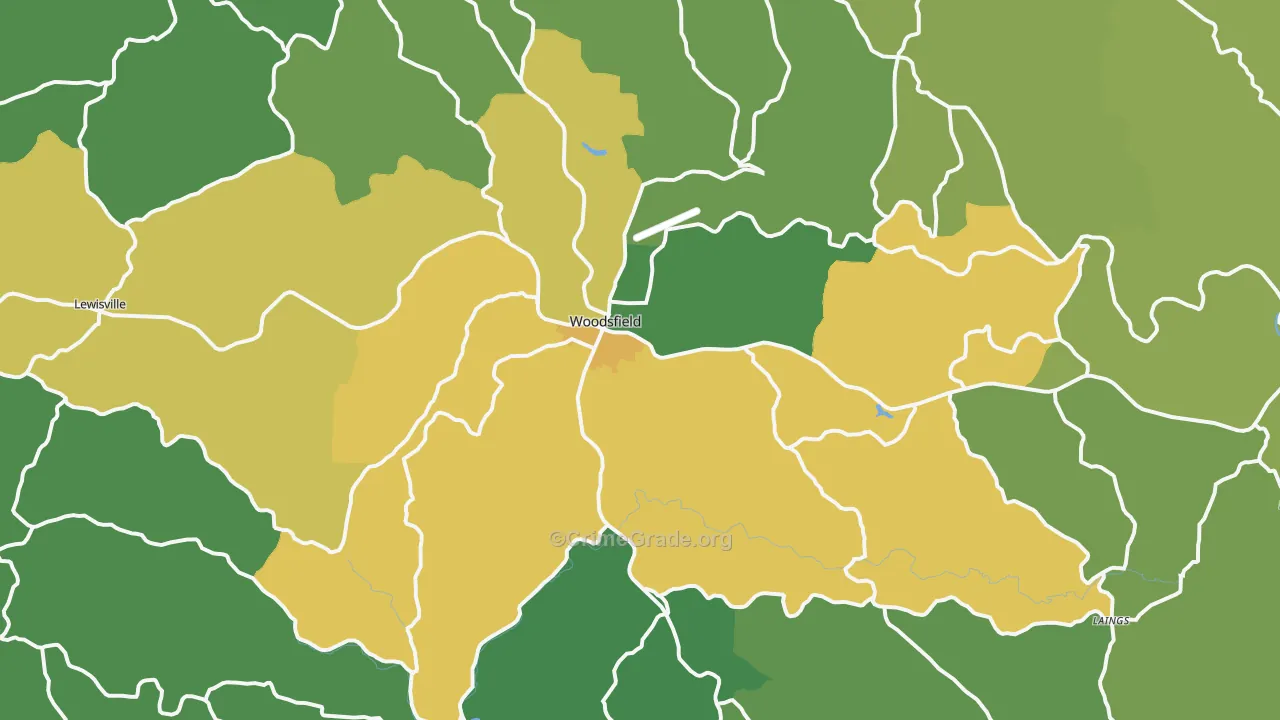 43793, OH Map of Drug-Related Crime Rates