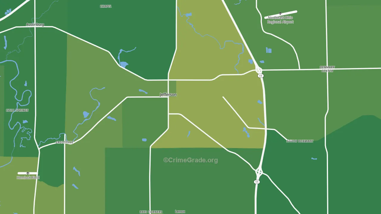 44047, OH Map of Drug-Related Crime Rates