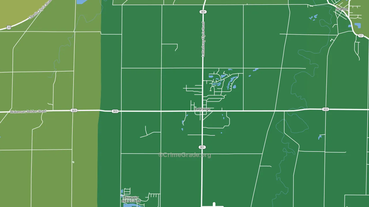 44050, OH Map of Drug-Related Crime Rates