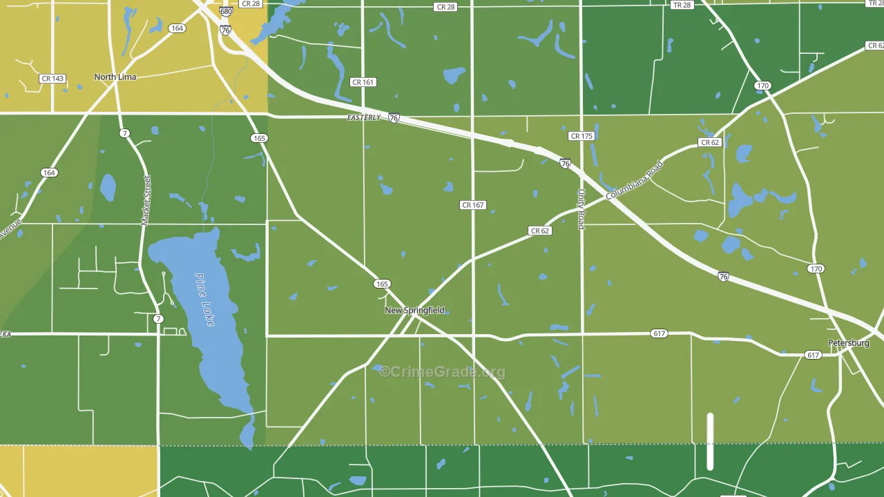 44443, OH Map of Drug-Related Crime Rates