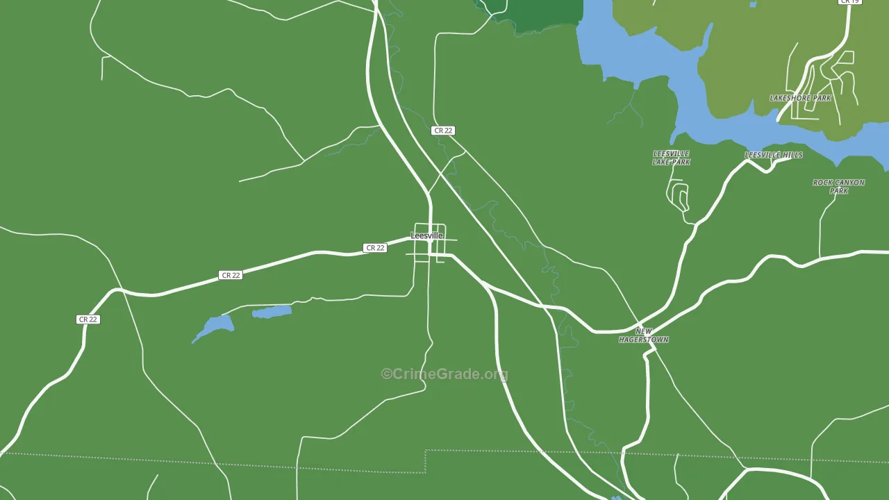 44639, OH Map of Drug-Related Crime Rates