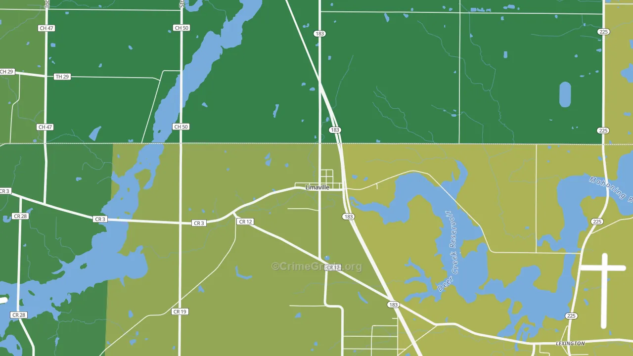 44640, OH Map of Drug-Related Crime Rates