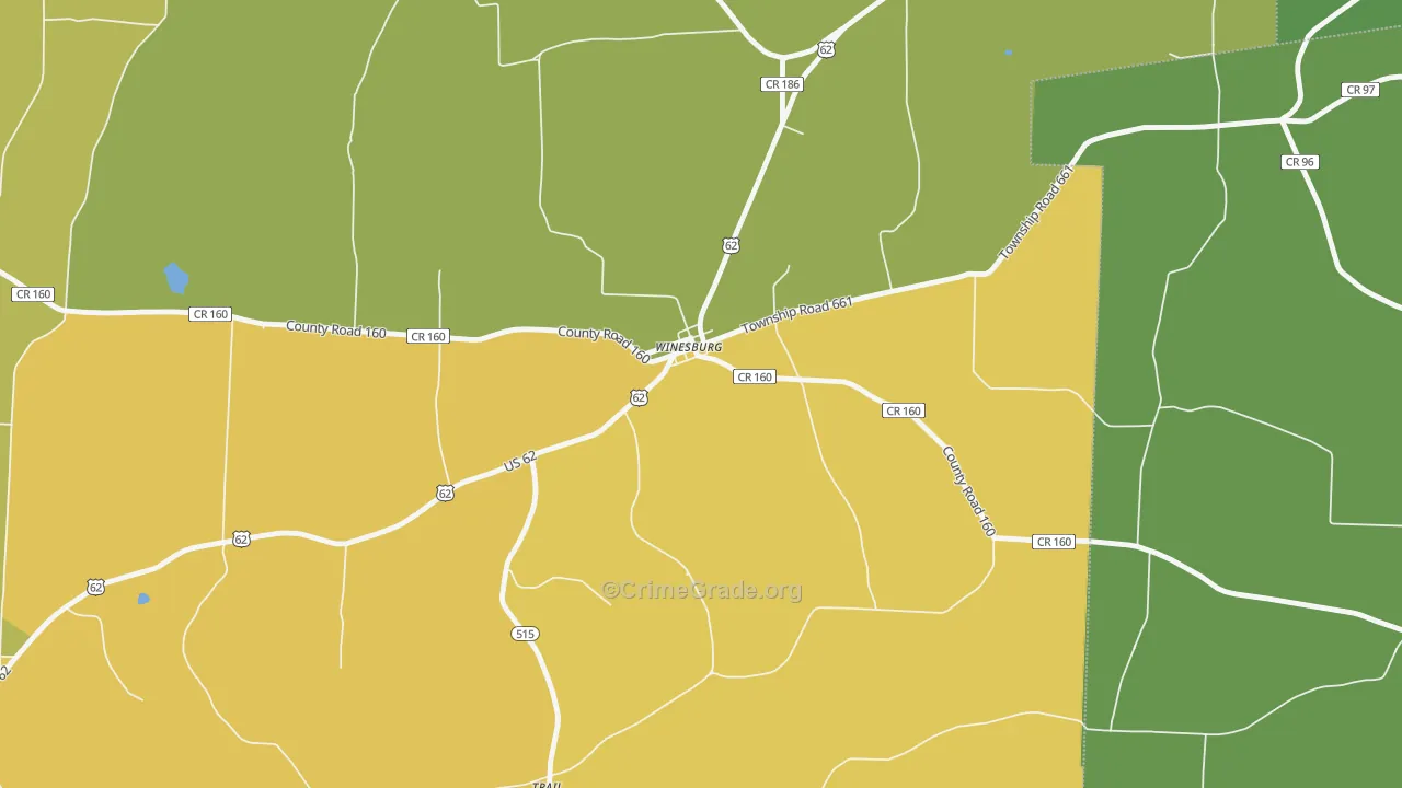 44690, OH Map of Drug-Related Crime Rates