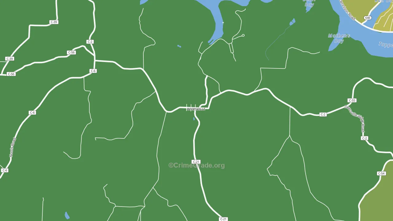 44693, OH Map of Drug-Related Crime Rates
