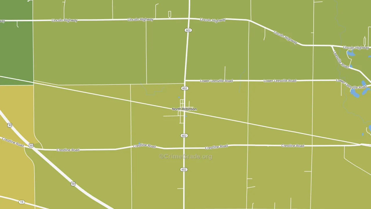 44856, OH Map of Drug-Related Crime Rates