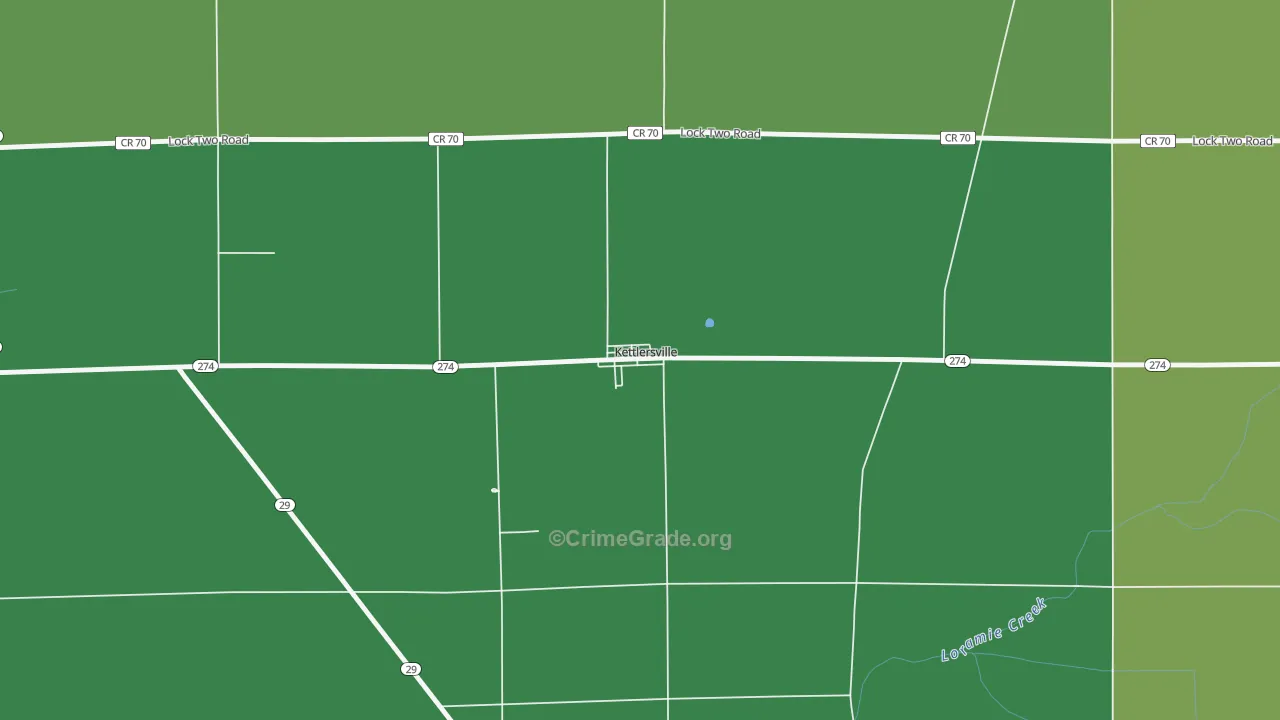 45336, OH Map of Drug-Related Crime Rates
