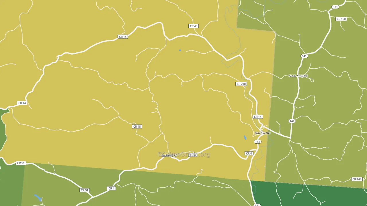 45688, OH Map of Drug-Related Crime Rates