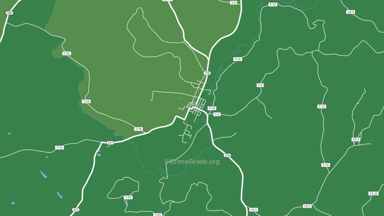 45698, OH Map of Drug-Related Crime Rates
