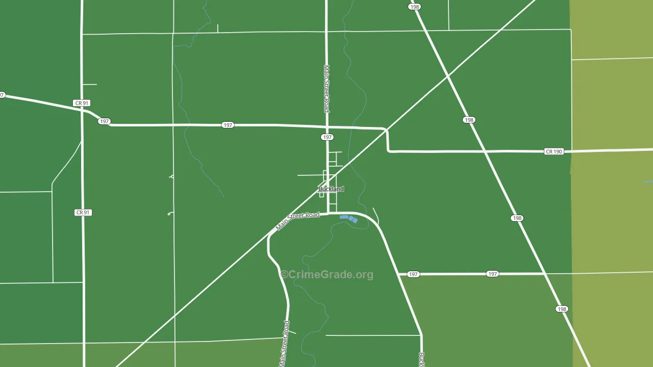 45819, OH Map of Drug-Related Crime Rates