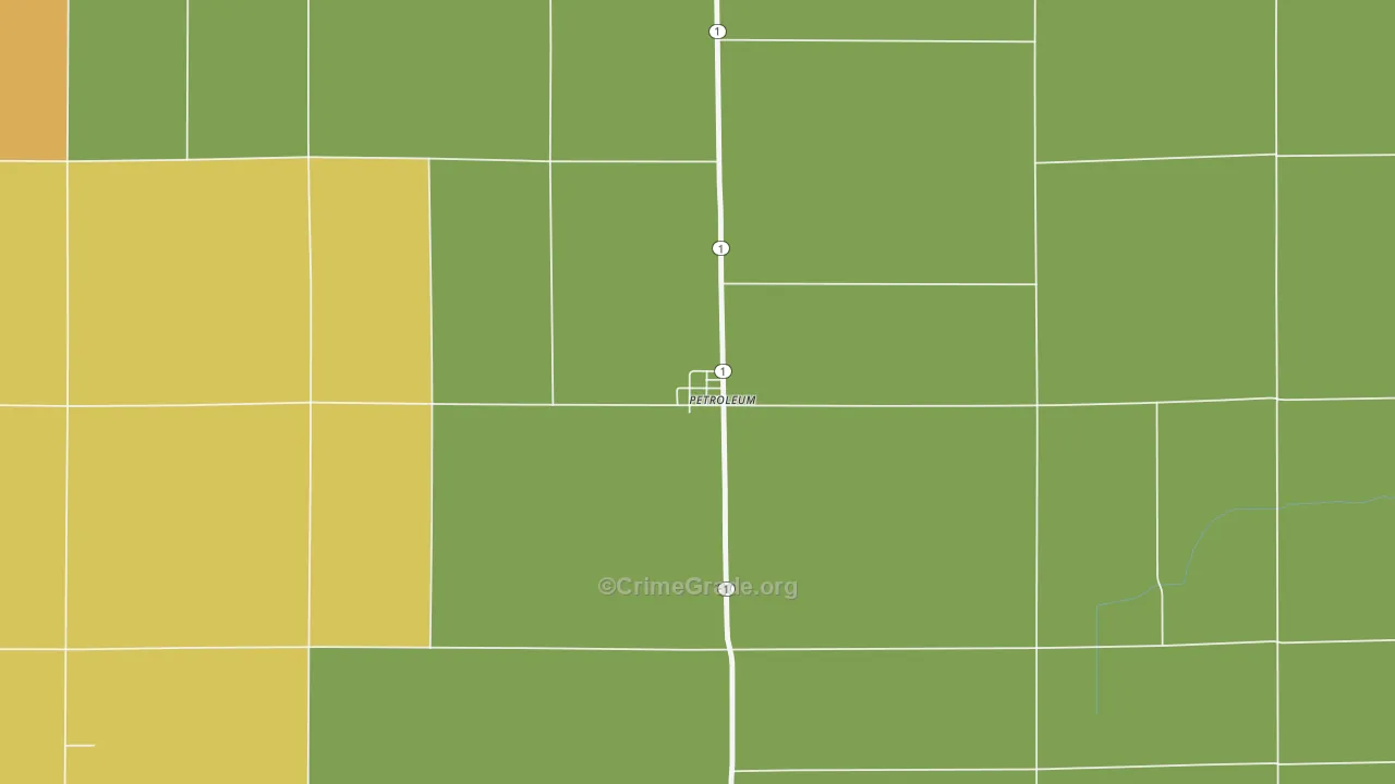 46778, IN Map of Drug-Related Crime Rates