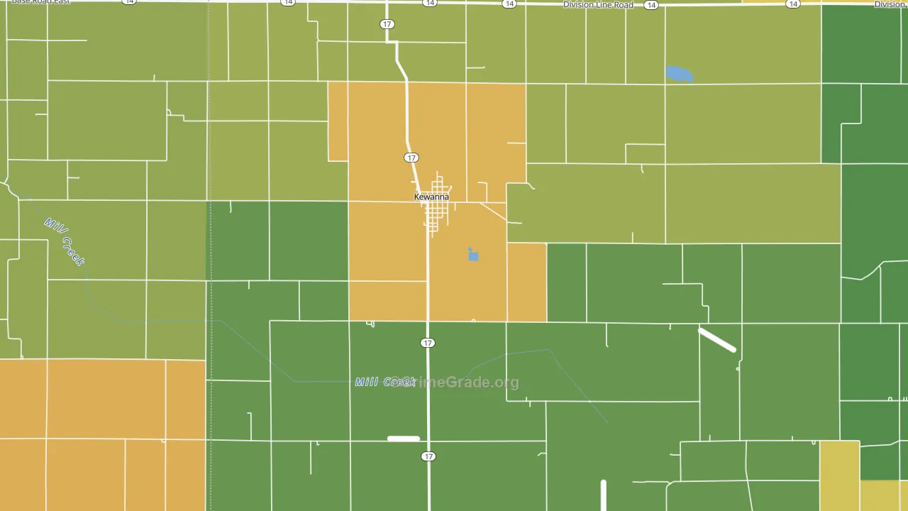 46939, IN Map of Drug-Related Crime Rates