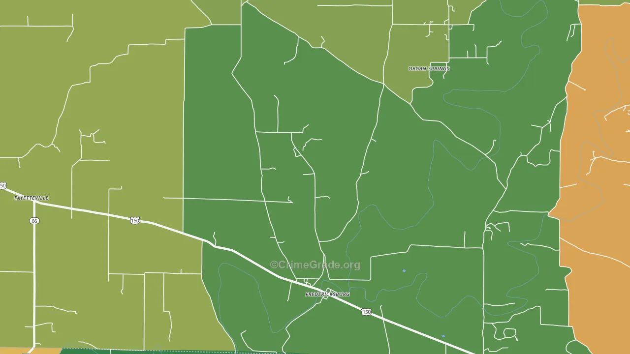 47120, IN Map of Drug-Related Crime Rates
