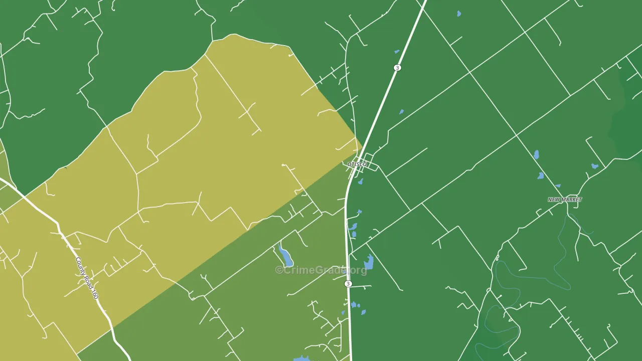 47163, IN Map of Drug-Related Crime Rates