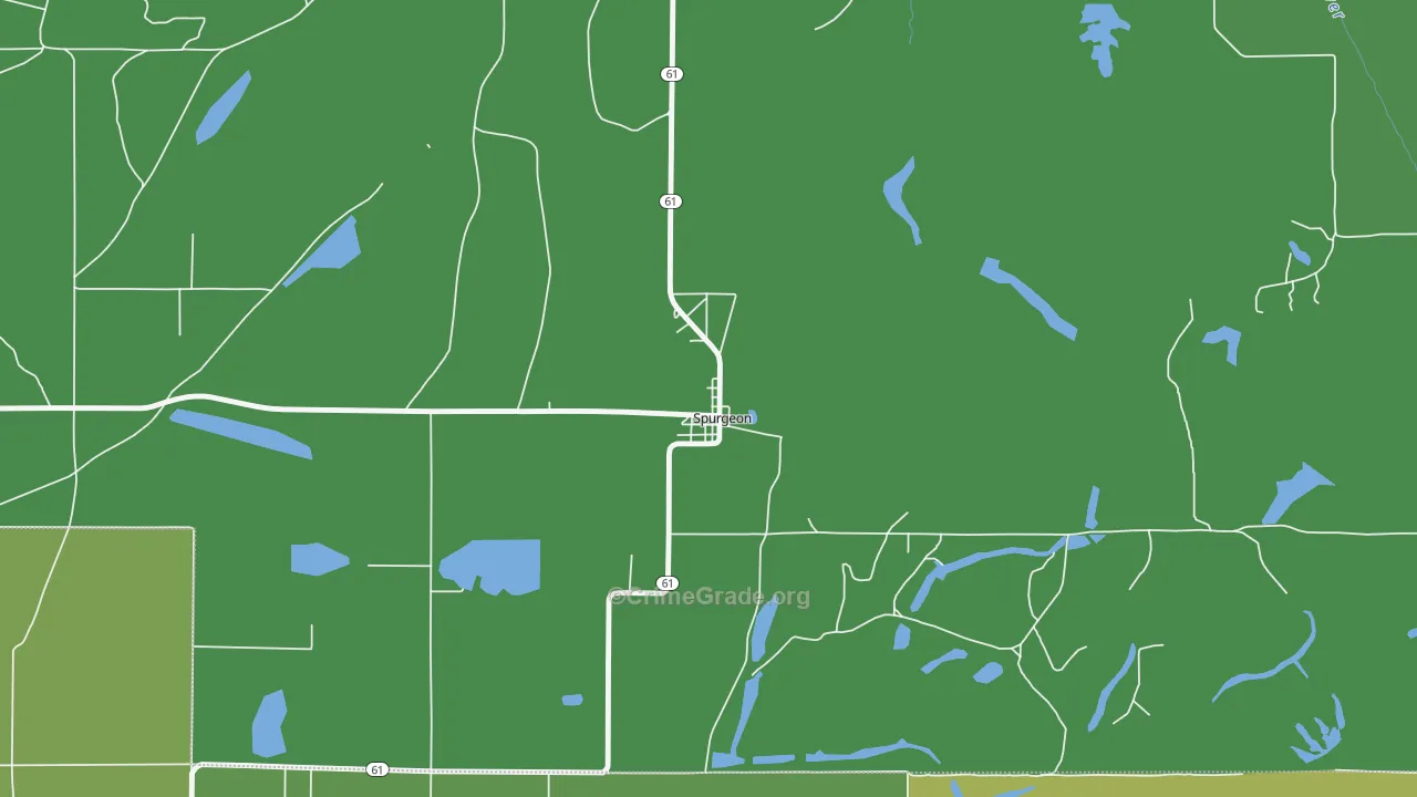 47584, IN Map of Drug-Related Crime Rates