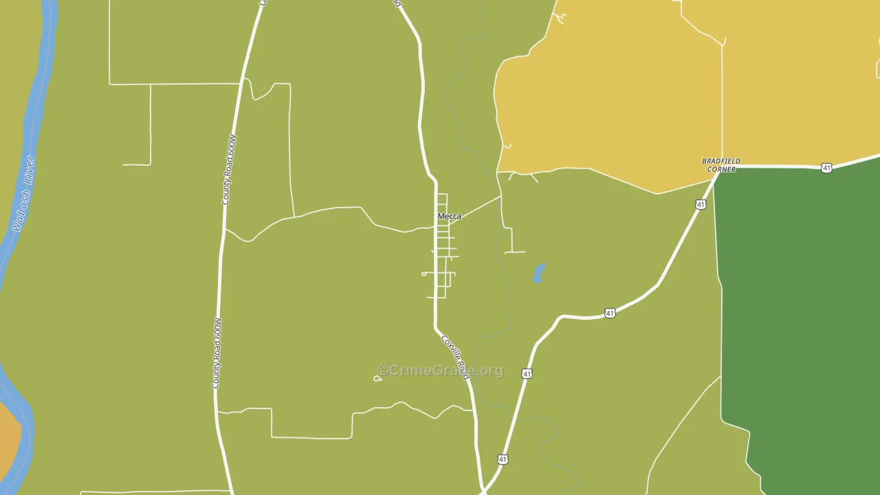 47860, IN Map of Drug-Related Crime Rates