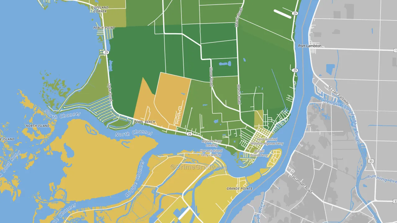 48001, MI Map of Drug-Related Crime Rates