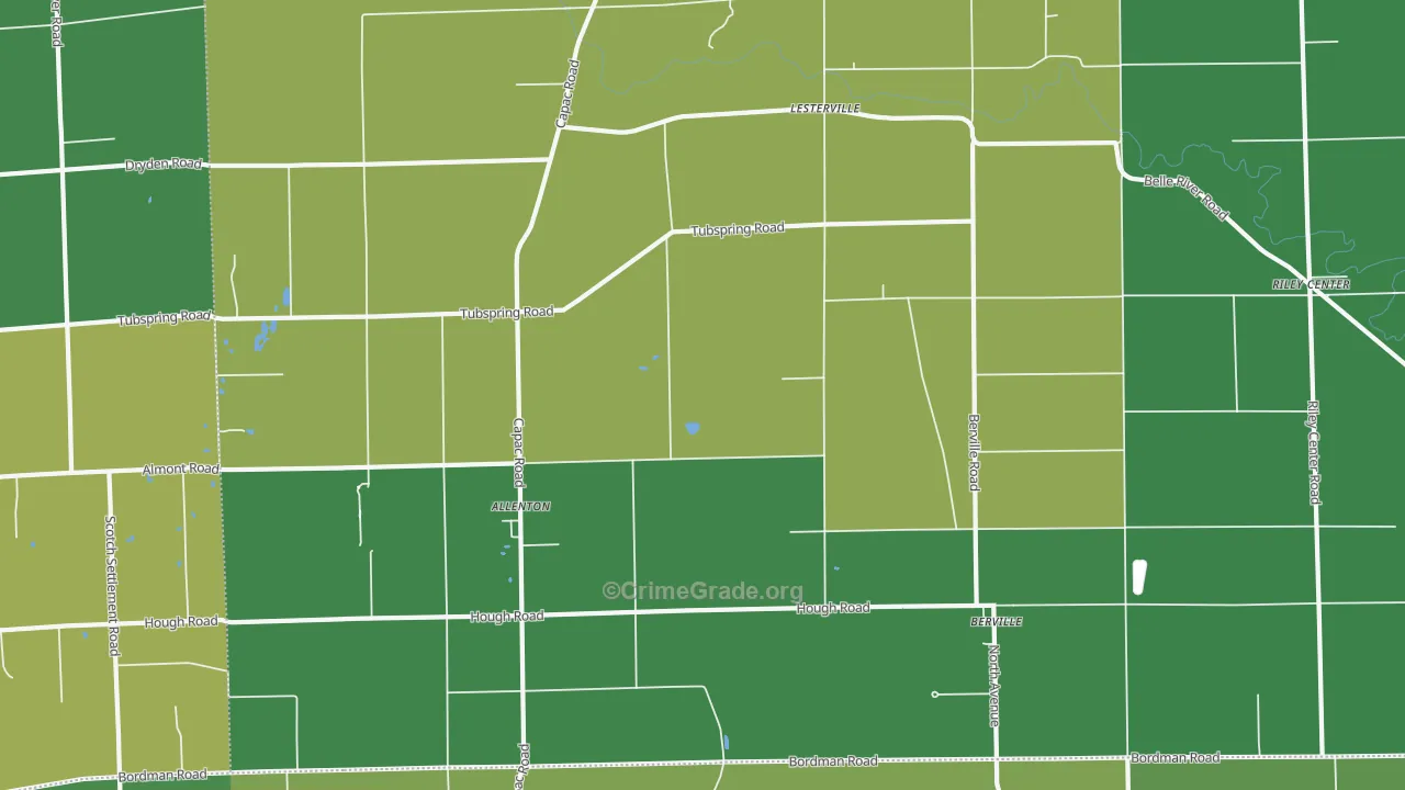 48002, MI Map of Drug-Related Crime Rates
