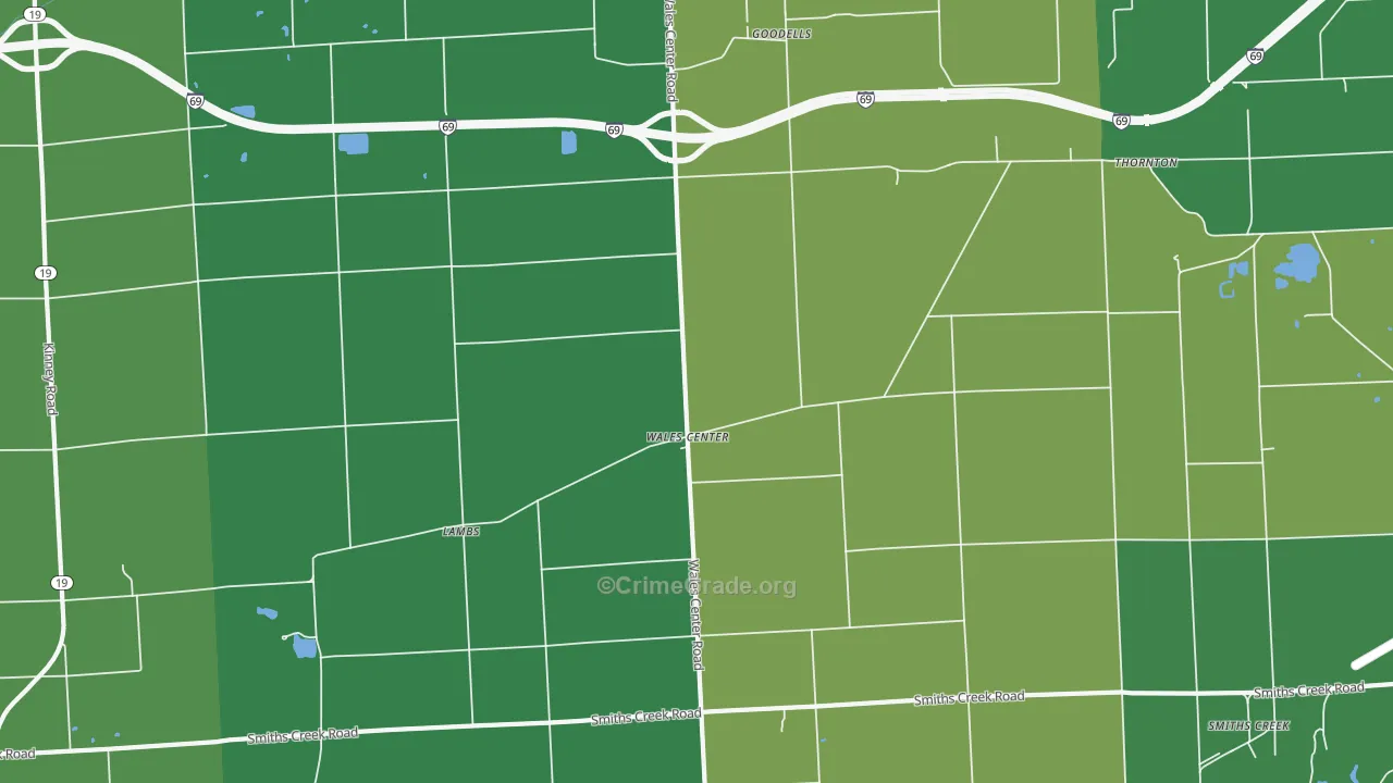 48027, MI Map of Drug-Related Crime Rates