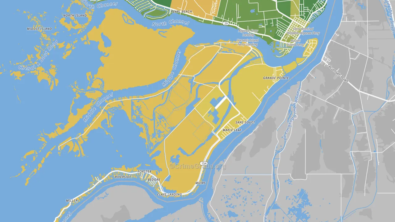 48028, MI Map of Drug-Related Crime Rates