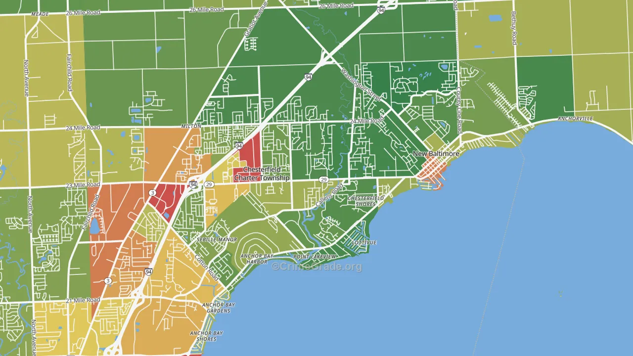 48047, MI Map of Drug-Related Crime Rates