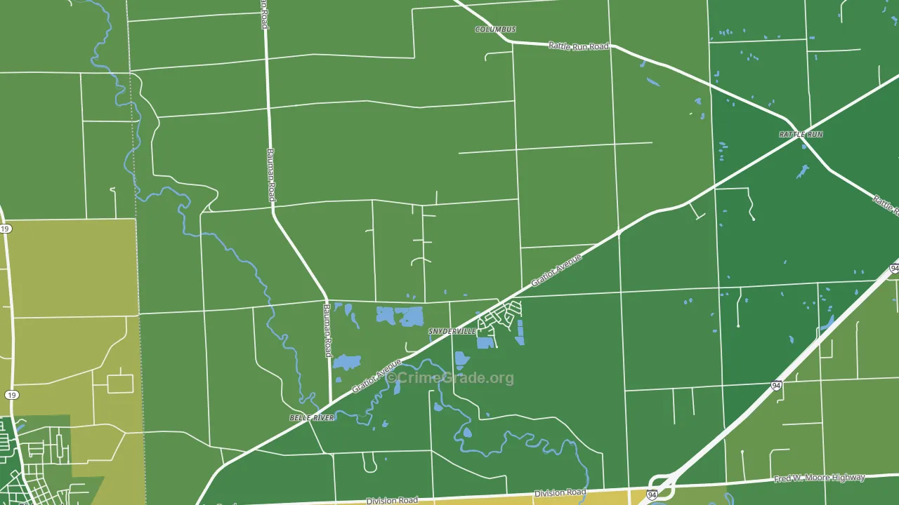 48063, MI Map of Drug-Related Crime Rates