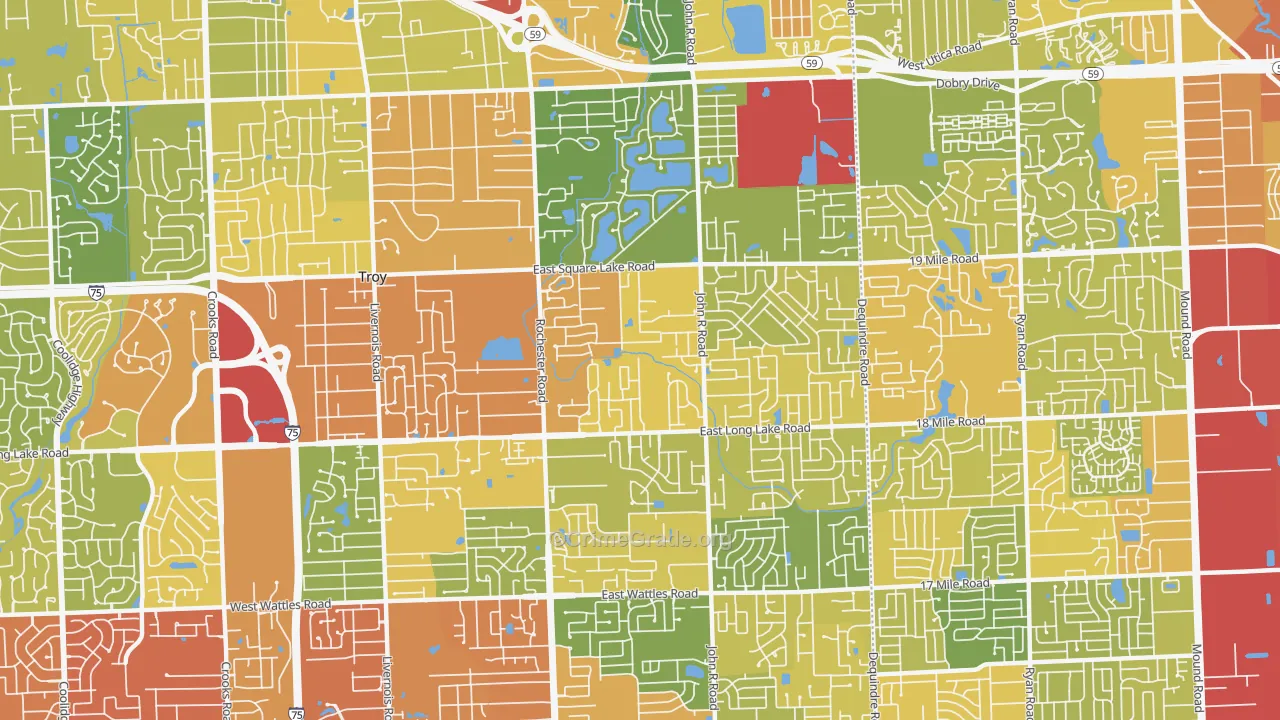 48085, MI Map of Drug-Related Crime Rates