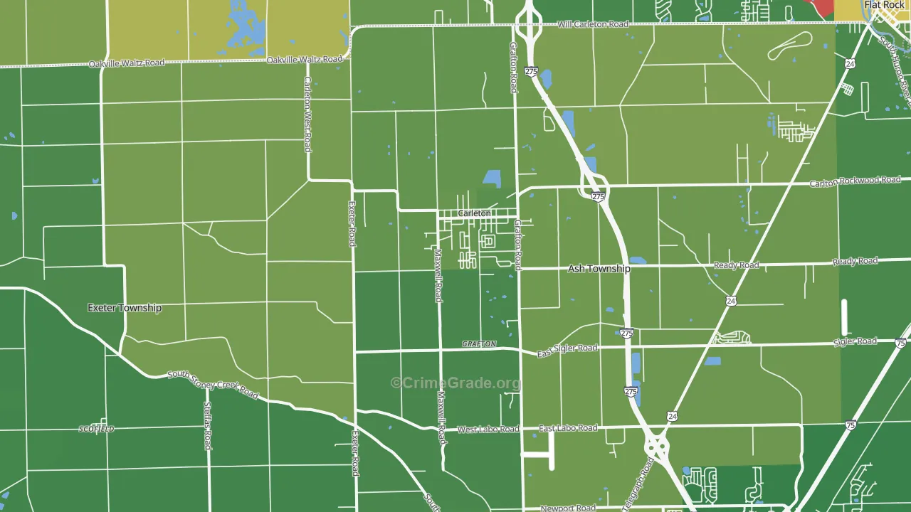 48117, MI Map of Drug-Related Crime Rates