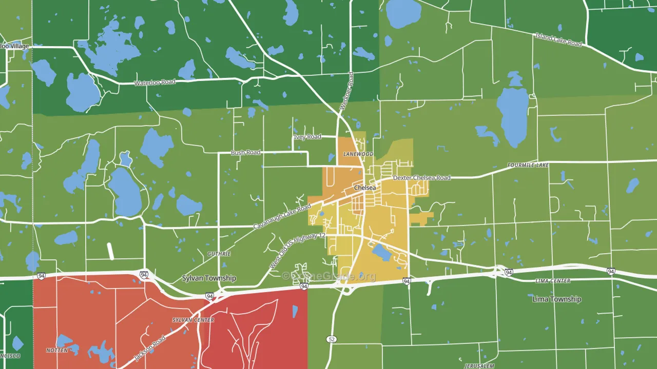 48118, MI Map of Drug-Related Crime Rates