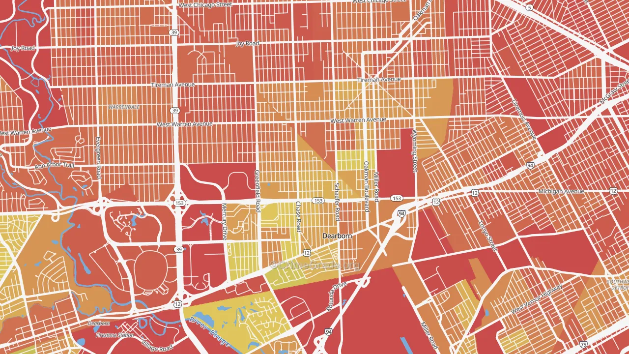 48126, MI Map of Drug-Related Crime Rates
