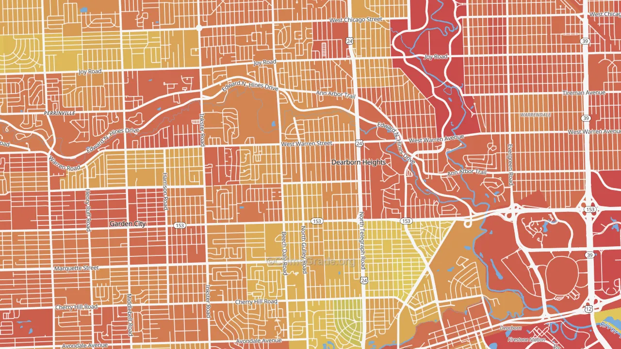48127, MI Map of Drug-Related Crime Rates