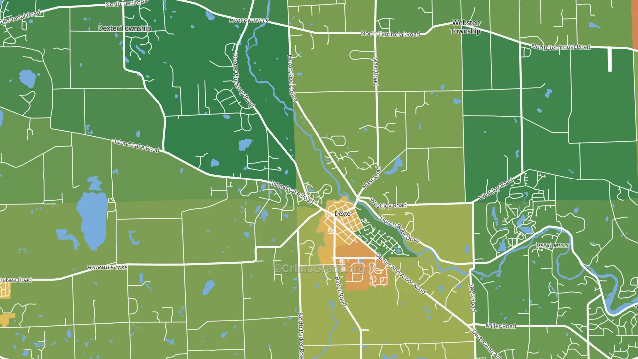 48130, MI Map of Drug-Related Crime Rates