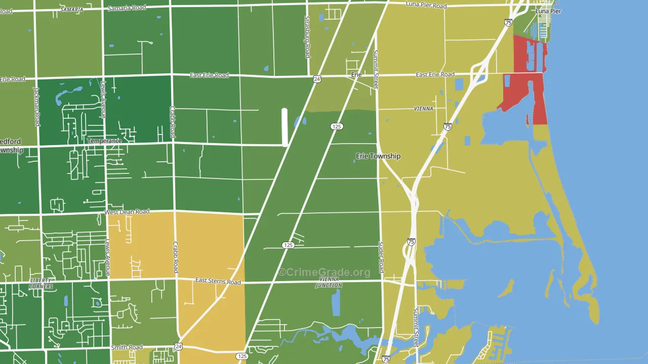 48133, MI Map of Drug-Related Crime Rates