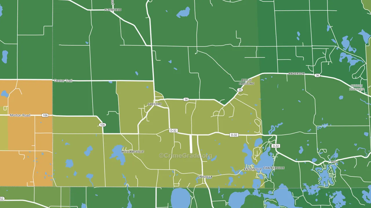 48137, MI Map of Drug-Related Crime Rates