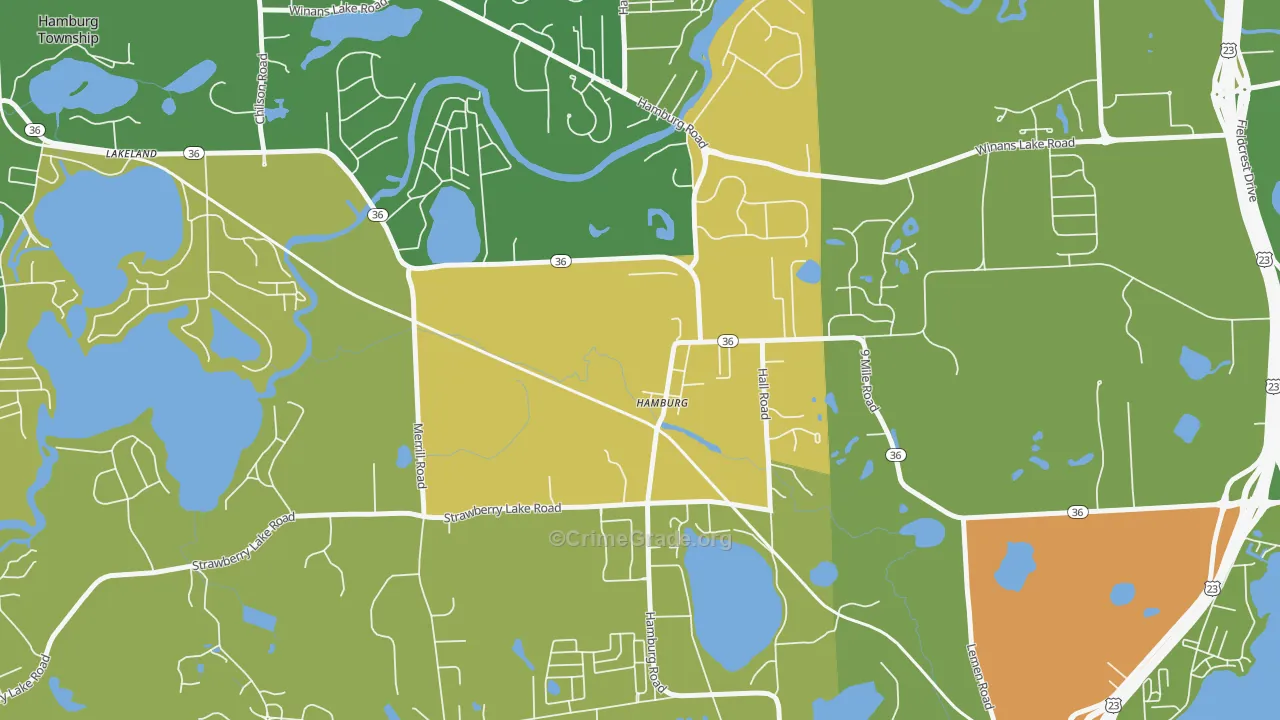 48139, MI Map of Drug-Related Crime Rates