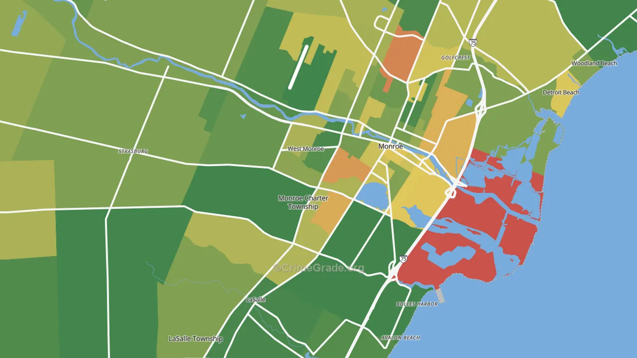 48161, MI Map of Drug-Related Crime Rates